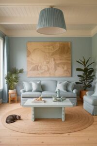 21 Stunning Color Drenched Living Room Ideas