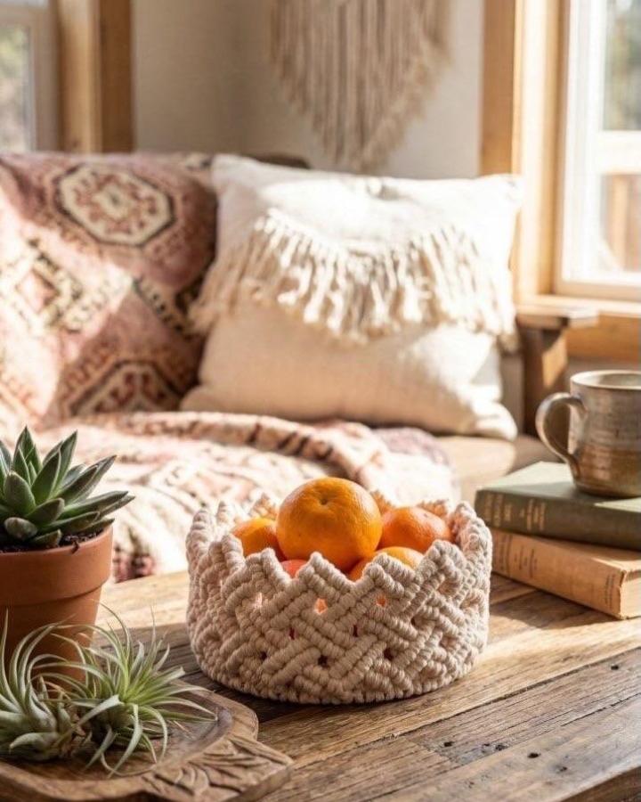 20 Macramé Basket Designs Your Shelves Have Been Missing